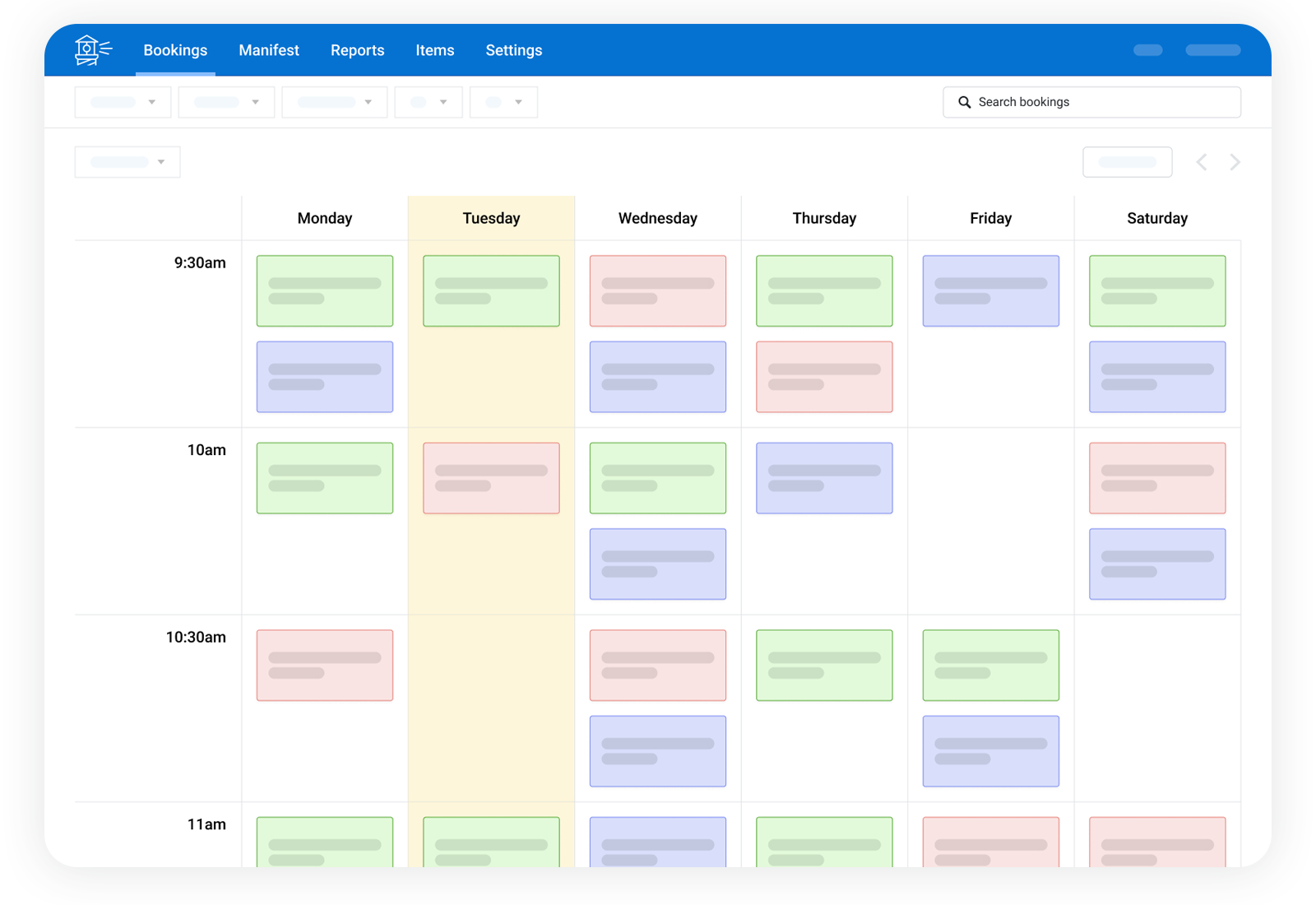FareHarbor dashboard for managing tour bookings and operations